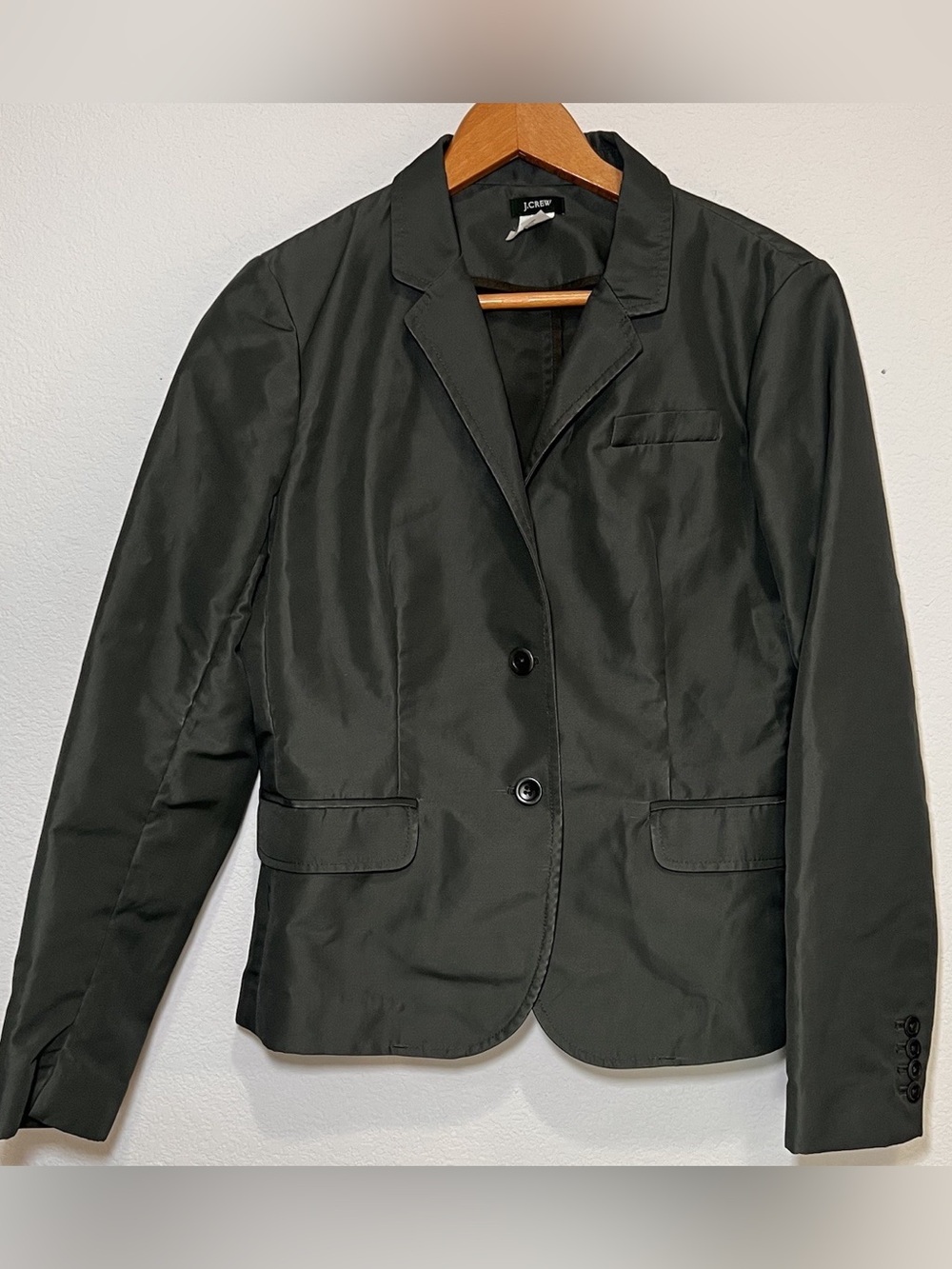 J. Crew Black Women's Two-Button Blazer 8